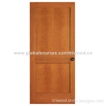 Interior Door of Cherry, Eco-friendly Stain, Varnish, Other Wood Types Available